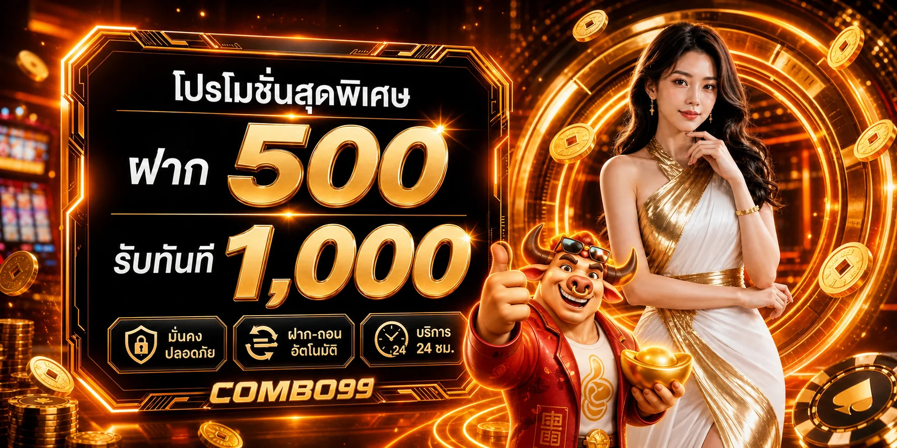 Combo99 โปรโมชั่นสมาชิกใหม่ ฝาก 100 รับ 150