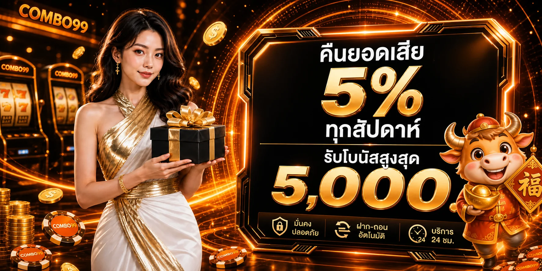 Combo99 เว็บสล็อตแตกง่าย รวมค่ายดัง PG Pragmatic JILI